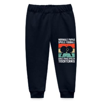 Table Tennis Dad Table Tennis Dad Gift - Baby Organic Sweatpants by Stanley/Stella - navy - Front