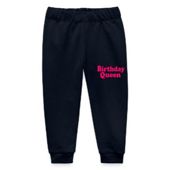 Birthday queen - Baby Organic Jogginghose Baby Tumbler von Stanley/Stella - Navy - Vorne