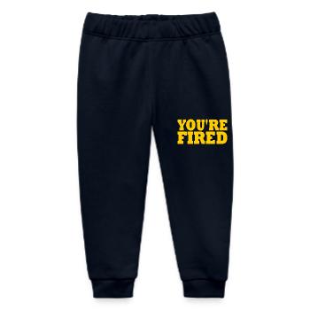 youre fired - Baby Organic Jogginghose Baby Tumbler von Stanley/Stella - Navy - Vorne