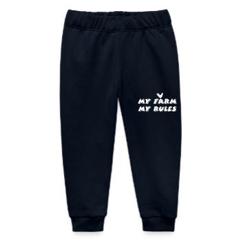 Farm - Baby Organic Sweatpants by Stanley/Stella - navy - Front