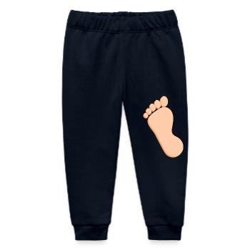 Foot Feet Foot Care Podiatry Gift Gift Idea - Baby Organic Sweatpants by Stanley/Stella - navy - Front