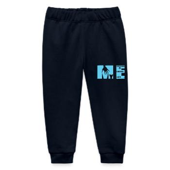 MEtamorfosis: choice, decision, life - Baby Organic Sweatpants by Stanley/Stella - navy - Front