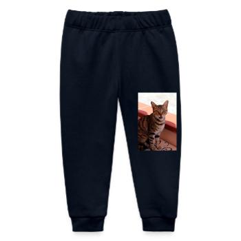 Katze, Kätzchen - Baby Organic Jogginghose Baby Tumbler von Stanley/Stella - Navy - Vorne