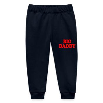 Big daddy - Pantalon de jogging bébé bio Stanley/Stella - marine - Devant