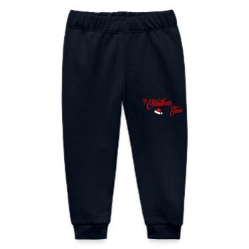 christmas time - Baby Organic Jogginghose Baby Tumbler von Stanley/Stella - Navy - Vorne