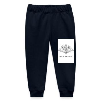 Just one more chapter - Baby Organic Jogginghose Baby Tumbler von Stanley/Stella - Navy - Vorne