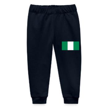 Nigeria - Baby Organic Jogginghose Baby Tumbler von Stanley/Stella - Navy - Vorne