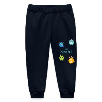 Little monsters - Baby Organic Sweatpants by Stanley/Stella - navy - Front