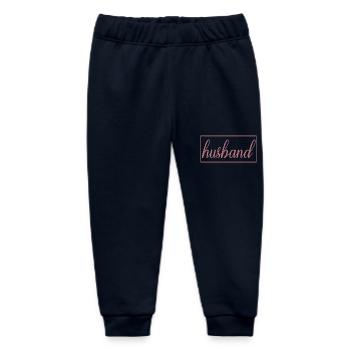 Ehemann Matching Verlobung Hochzeit Flitterwochen - Baby Organic Jogginghose Baby Tumbler von Stanley/Stella - Navy - Vorne