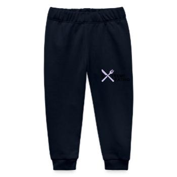 eat - Baby Organic Sweatpants by Stanley/Stella - navy - Front