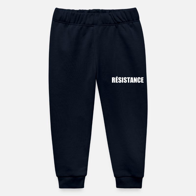 Rèsistance - Pantalon de jogging bébé bio Stanley/Stella - marine