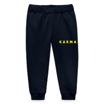 Karma - Baby Organic Sweatpants by Stanley/Stella - navy - Front