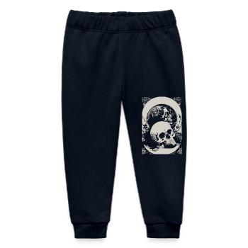 Skulls - Baby Organic Jogginghose Baby Tumbler von Stanley/Stella - Navy - Vorne