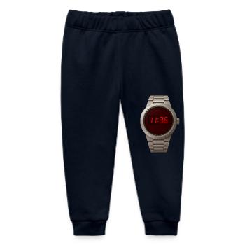 Coole Digitaluhr im Edelstahlgehäuse mit roten LED - Baby Organic Jogginghose Baby Tumbler von Stanley/Stella - Navy - Vorne