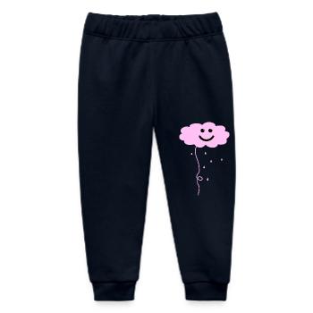 My little rain cloud - Baby Organic Sweatpants by Stanley/Stella - navy - Front