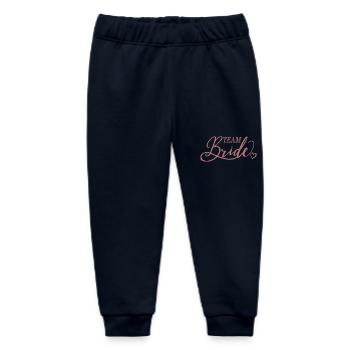 Team Bride, Bachelorette Hen Night Wedding Party - Baby Organic Sweatpants by Stanley/Stella - navy - Front