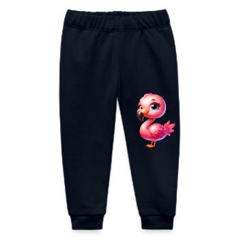 Flamingo - Baby Organic Jogginghose Baby Tumbler von Stanley/Stella - Navy - Vorne