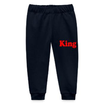 King - Baby Organic Sweatpants by Stanley/Stella - navy - Front
