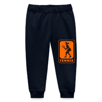 Tennis Vintage Tennis Lover Tennisspieler Spruch - Baby Organic Jogginghose Baby Tumbler von Stanley/Stella - Navy - Vorne