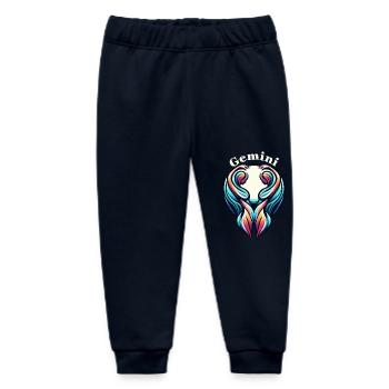 Tweeling Gemini - Baby Organic Sweatpants by Stanley/Stella - navy - Front