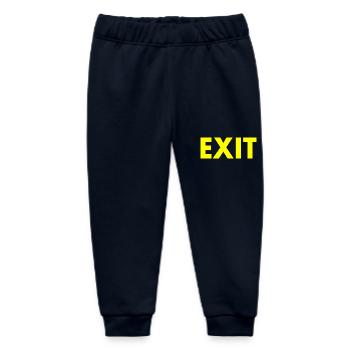 Exit - Baby Organic Sweatpants by Stanley/Stella - navy - Front