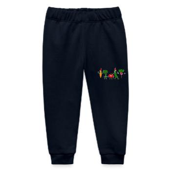 Vegetables for Christmas - Baby Organic Sweatpants by Stanley/Stella - navy - Front