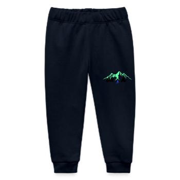 Snowboarding - Baby Organic Jogginghose Baby Tumbler von Stanley/Stella - Navy - Vorne