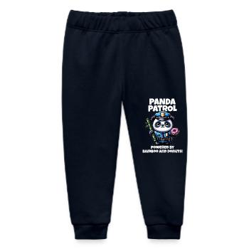 Polizei Panda - Baby Organic Jogginghose Baby Tumbler von Stanley/Stella - Navy - Vorne