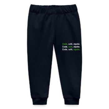 GEEK HUMOR LUSTIGER WITZ 2 - Baby Organic Jogginghose Baby Tumbler von Stanley/Stella - Navy - Vorne