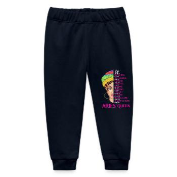 Sternzeichen Widder - Baby Organic Jogginghose Baby Tumbler von Stanley/Stella - Navy - Vorne
