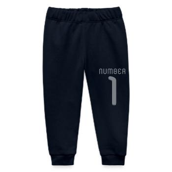 Nummer eins ☝ - Baby Organic Jogginghose Baby Tumbler von Stanley/Stella - Navy - Vorne