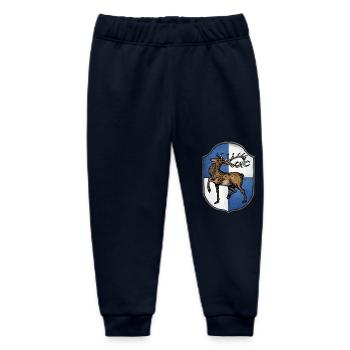 Coat of arms Hirsch - Baby Organic Sweatpants by Stanley/Stella - navy - Front