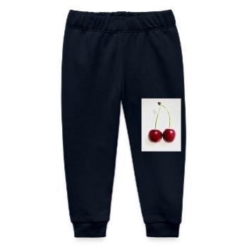 Cherry - Baby Organic Sweatpants by Stanley/Stella - navy - Front