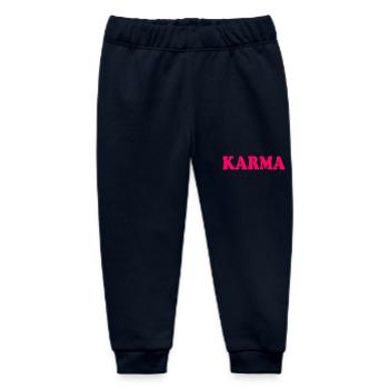 Karma - Baby Organic Sweatpants by Stanley/Stella - navy - Front
