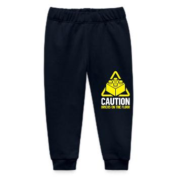 Brick Builder Brick Building Master Builder - Baby Organic Sweatpants by Stanley/Stella - navy - Front