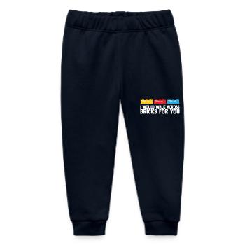 Brick Builder Brick Building Master Builder - Baby Organic Sweatpants by Stanley/Stella - navy - Front