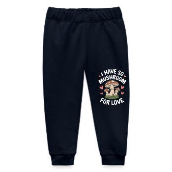 Mushroom Mushrooms Funghi Mushroom - Baby Organic Sweatpants by Stanley/Stella - navy - Front