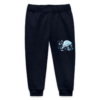 Delphin - Baby Organic Jogginghose Baby Tumbler von Stanley/Stella - Navy - Vorne