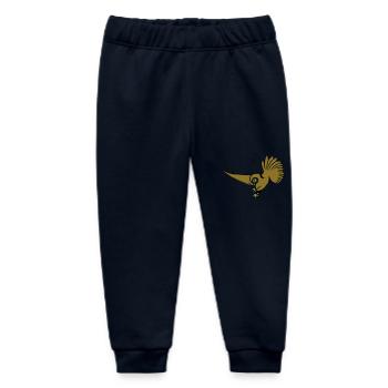 Eule Vogel jagen - Baby Organic Jogginghose Baby Tumbler von Stanley/Stella - Navy - Vorne