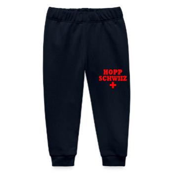 Hopp schwiiz - Pantalon de jogging bébé bio Stanley/Stella - marine - Devant