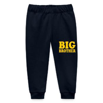 Big brother - Baby Organic Sweatpants by Stanley/Stella - navy - Front