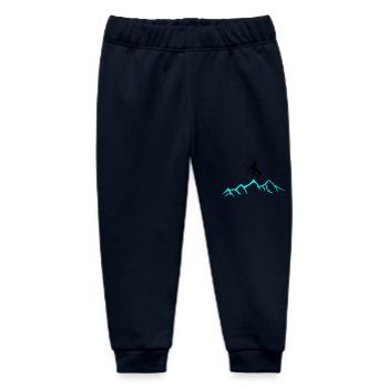 skifahrer gebirge 02 - Baby Organic Jogginghose Baby Tumbler von Stanley/Stella - Navy - Vorne