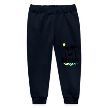 Palmiers Relax Vacances - Pantalon de jogging bébé bio Stanley/Stella - marine - Devant