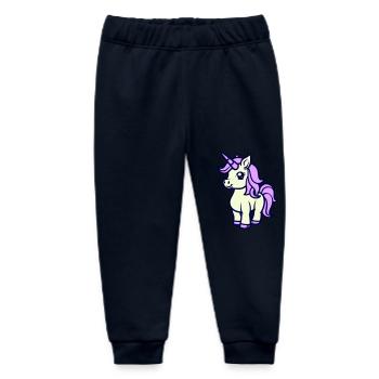 Unicorn Unicorn - Baby Organic Sweatpants by Stanley/Stella - navy - Front