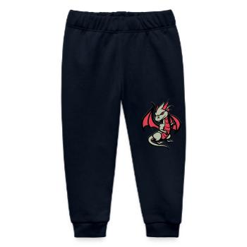 drache comic - Baby Organic Jogginghose Baby Tumbler von Stanley/Stella - Navy - Vorne