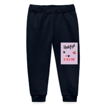 Kiss Me Cute TASCHE - Baby Organic Jogginghose Baby Tumbler von Stanley/Stella - Navy - Vorne