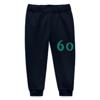 60 YEARS. 60th ANNIVERSARY. ANNIVERSARY 60 YEARS. 60 - Baby Organic Sweatpants by Stanley/Stella - navy - Front