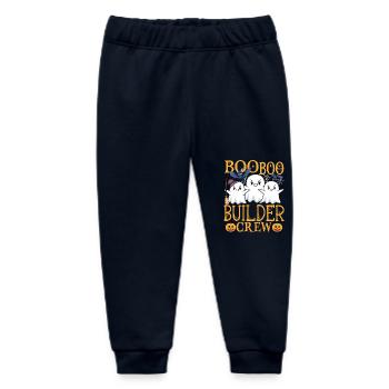 Construction worker Builder Baumeister Spruch - Baby Organic Sweatpants by Stanley/Stella - navy - Front