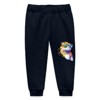 Pik die Eidechse - Baby Organic Jogginghose Baby Tumbler von Stanley/Stella - Navy - Vorne