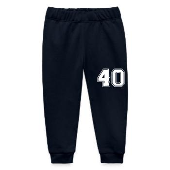 40 - Baby Organic Sweatpants by Stanley/Stella - navy - Front